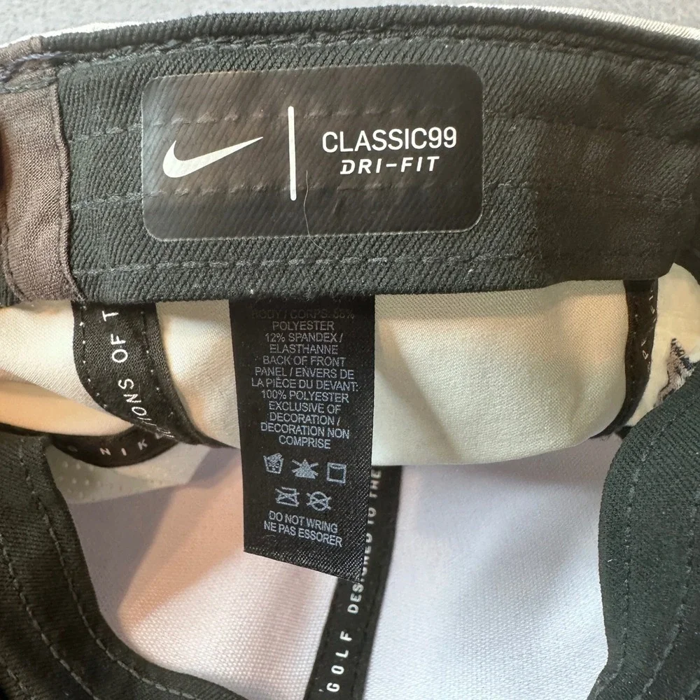 Nike Hat Mens M/L White‎ Classic99 Dri-FIT Cowboys Golf Club BV1073-101